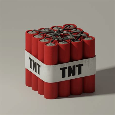 Here's a realistic tnt block I did : Minecraft