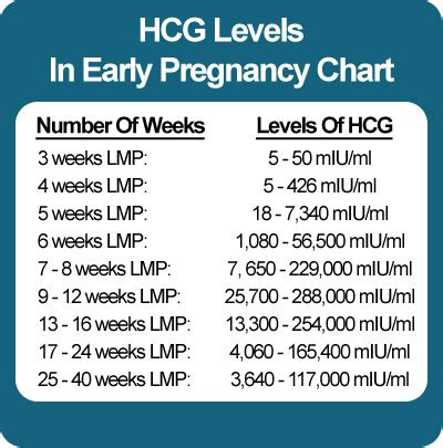 Twin Pregnancy Hcg Levels Chart