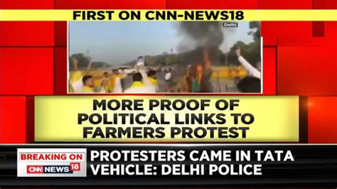 Watch Delhi Police Claims Tractor Burning Near India Gate Has Political Links News On JioCinema