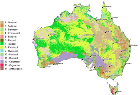 An Updated Australian Soil Classification Map | TERN Australia