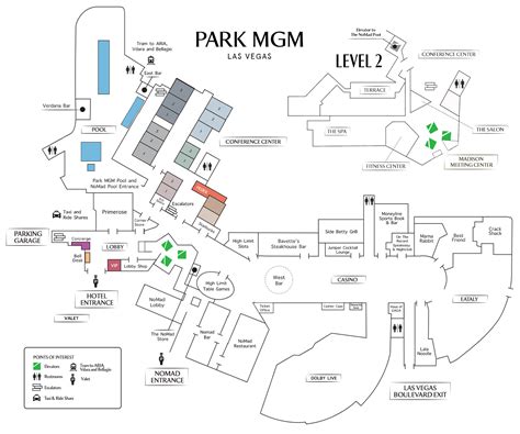 Park Mgm Las Vegas Map - World Map