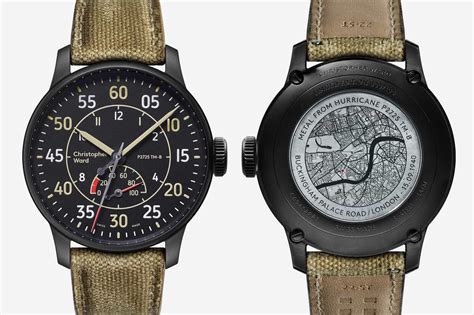 Introducing the Christopher Ward C9 P2725 TM-B with Metal From a Hurricane Fighter Plane - Worn ...