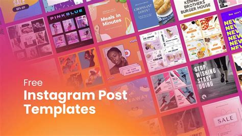 Free Instagram Post Templates: Different Themes and Styles | GraphicMama