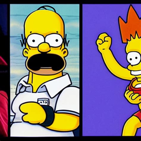 KREA AI - homer simpson as a dragon ball character by akira ...