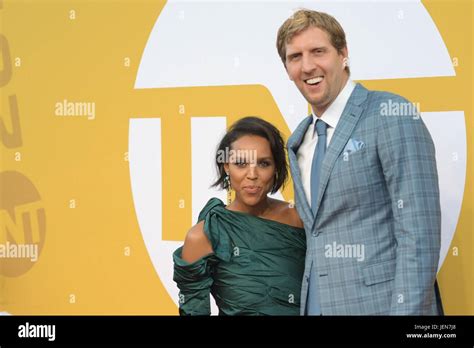 New York, NY, USA. 26th June, 2017. Jessica Olsson, Dirk Nowitzki at arrivals for 2017 NBA ...