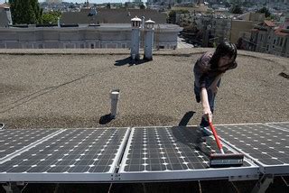 annual "cleaning the solar panels" day | brian kusler | Flickr