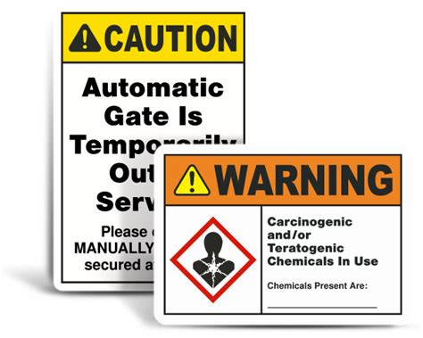 Custom Safety Signs