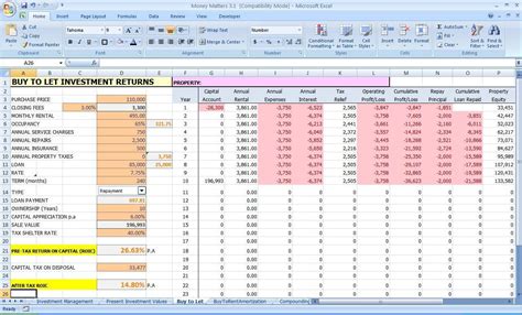 Financial Planning Excel Spreadsheet — excelxo.com