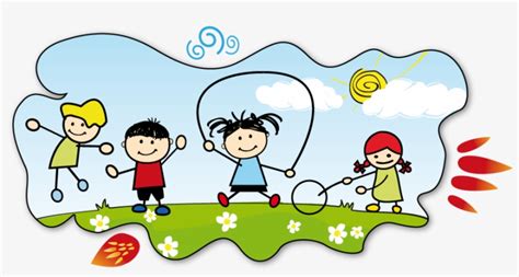 Children Fun Clipart Kids Join Activities Clipart Black - School Activities Transparent PNG ...