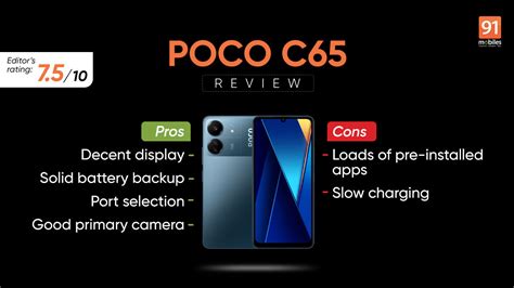 POCO C65 review: Pros and cons, Verdict