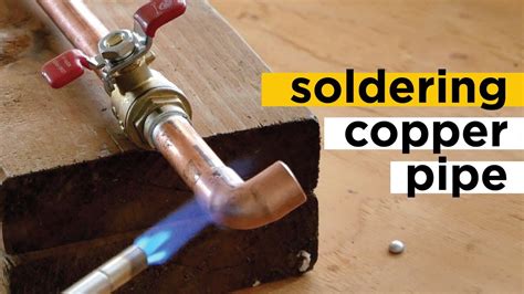 Soldering Copper Pipe - YouTube