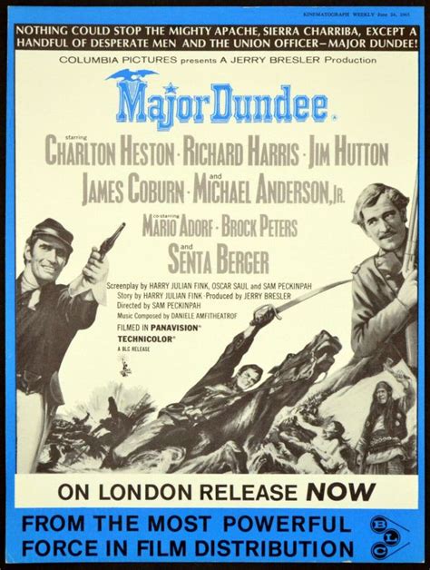 MAJOR DUNDEE | Rare Film Posters