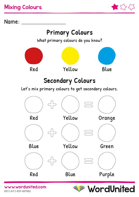 Mixing Colors Worksheet Primary Color Mixing Workshee - vrogue.co