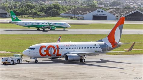 Mais um dupla! 💺 @voegol @azulinhasaereas @boeing @embraer 📌 REC/SBRF 🔶🔵 #novagol #voegol # ...