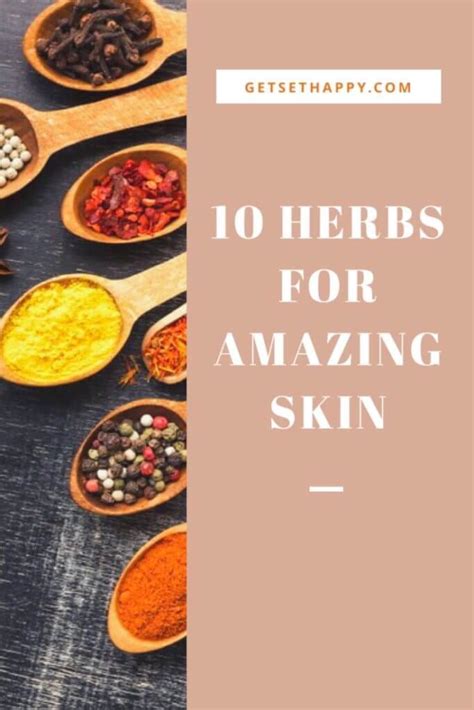 10 Best Herbs to Boost Skin Health | GetSetHappy