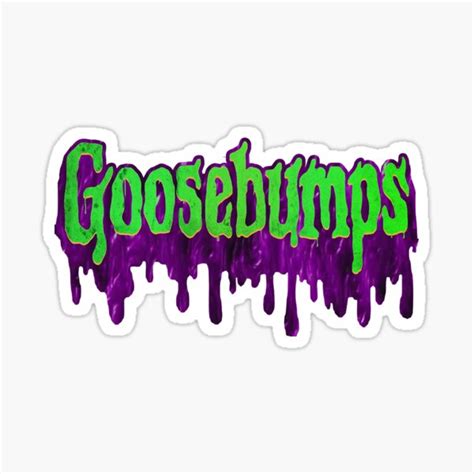 "GOOSEBUMPS LOGO" Sticker for Sale by Rich Taylor | Redbubble