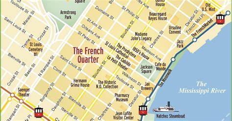 La French Quarter Map