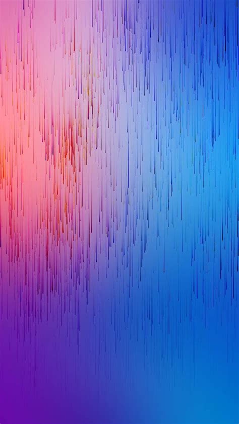 Abstract Blue and Pink Raindrop Wallpaper