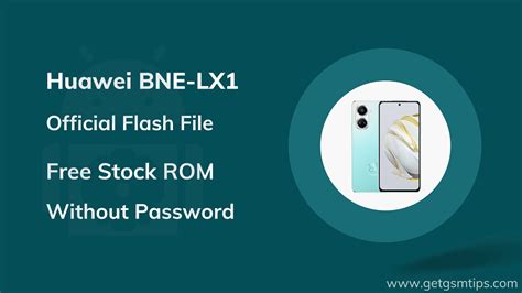 Huawei BNE-LX1 Firmware (Flash File) Stock ROM