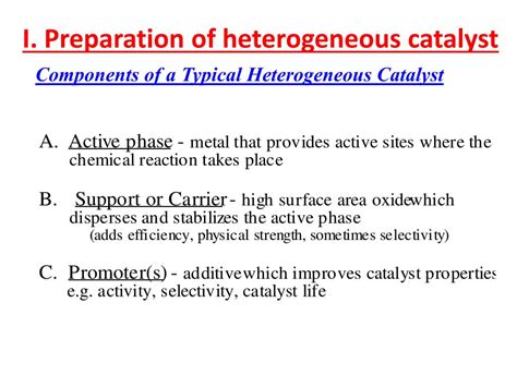 PPT - Preparation & Characterization of heterogeneous catalyst ...