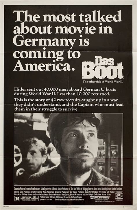 Das Boot Original 1982 U.S. One Sheet Movie Poster - Posteritati Movie Poster Gallery