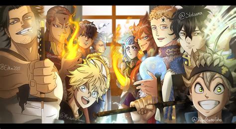 Black Clover-Magic knights Of Clover by OneHoox on DeviantArt