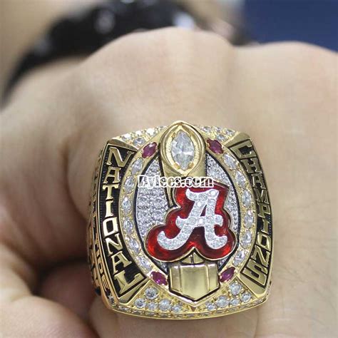 2015 Alabama Crimson Tide National Championship Ring – Best Championship Rings|Championship ...