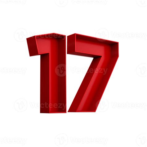 Red Number 17