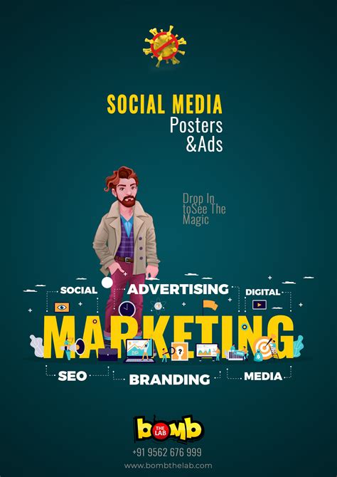 Digital Marketing Poster! (Character) | Social media advertising design, Marketing poster ...