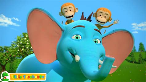 Happy Elephant + More Nursery Rhymes & Cartoon Videos for Babies - YouTube