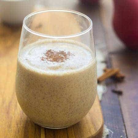 Pear Smoothie with Almond Butter | Food Faith Fitness