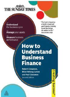 How to Understand Business Finance | Junky Books