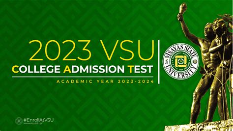 2023 VSU College Admission Test | Visayas State University