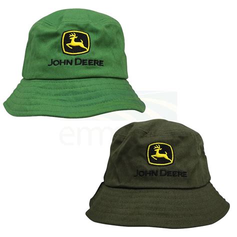 John Deere Green or Khaki Bucket Hat JOH424 - Emmetts Shop