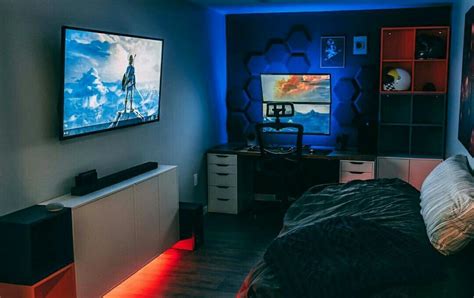 #smallroomdesignmen | Bedroom setup, Room setup, Game room family