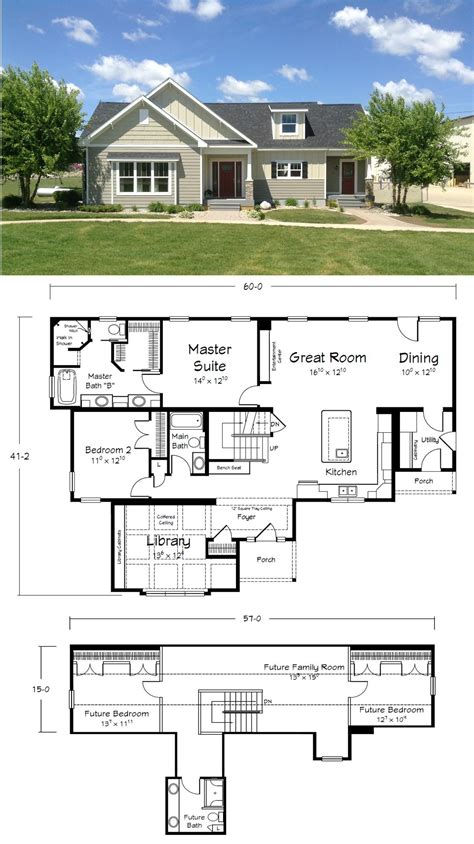 Pin by Ritz-Craft Custom Homes on The Horizon | Open concept house plans, House floor plans ...