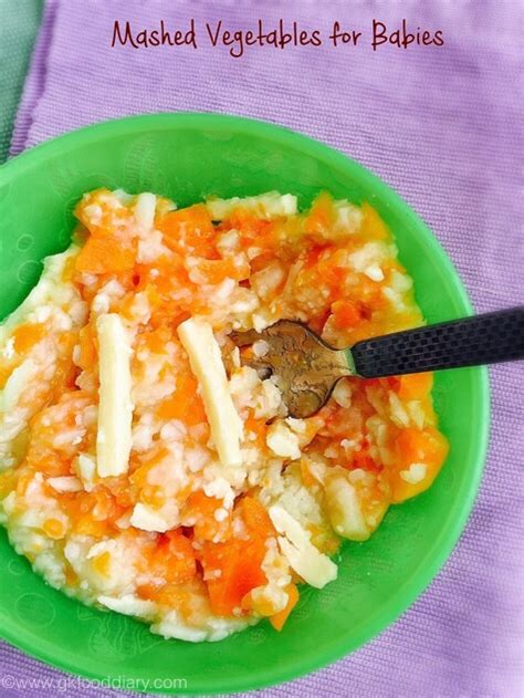 Mashed Vegetables for Babies | How to introduce mashed foods to babies ...