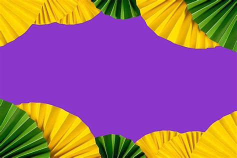 Colorful Mardi Gras Background With Gold Green And Purple Photo And ...