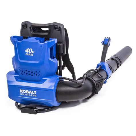 Kobalt 40-volt 690-CFM Brushless Backpack Cordless Electric Leaf Blower ...