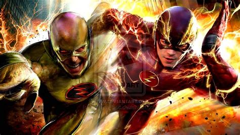 Flash vs Reverse Flash Wallpaper - WallpaperSafari