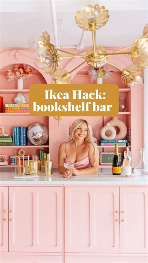 dream loft studios on Instagram: "save this post for later 💾 ikea hack: secret bar bookshelves 🍸 ...