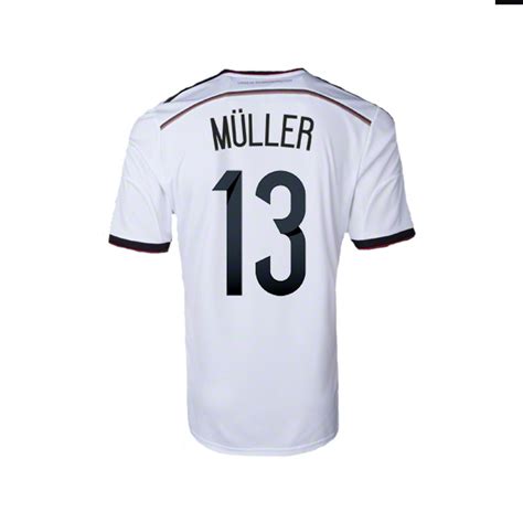 ADIDAS GERMANY 2015 HOME MULLER JERSEY(4 STARS) - Soccer Plus