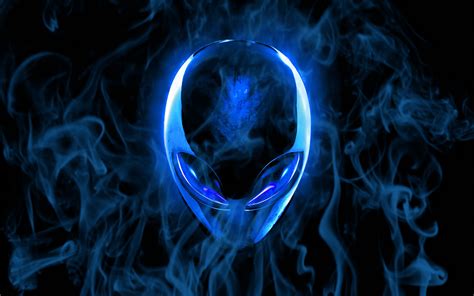 Alienware Blue Smoke Technology HD Wallpaper