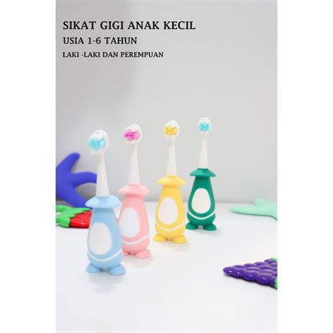 Jual Sikat Gigi Anak - Baby Sikat Bulu Halus Sikat Gigi Karakter Toothbrush Soft Usia 1 - 4 ...