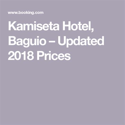 Kamiseta Hotel, Baguio – Updated 2018 Prices | Hotel, Baguio, Best ...