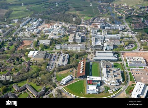 An aerial view of the campus of Warwick University Stock Photo - Alamy