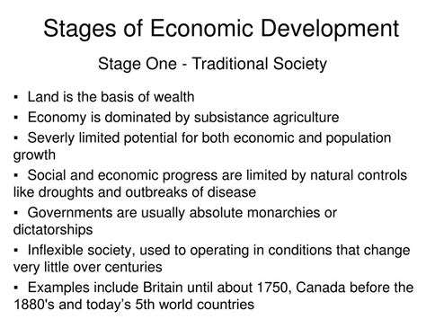 PPT - Stages of Economic Development PowerPoint Presentation, free download - ID:2061980