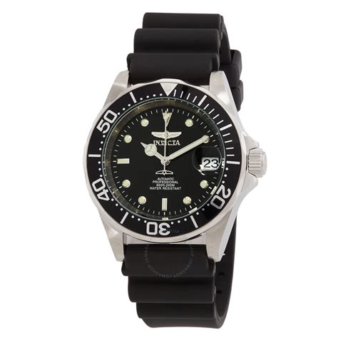 Invicta Pro Diver Automatic Steel Black Rubber Men's Watch 9110 - Pro ...