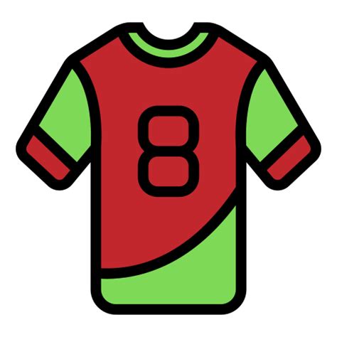 Football jersey Generic color lineal-color icon