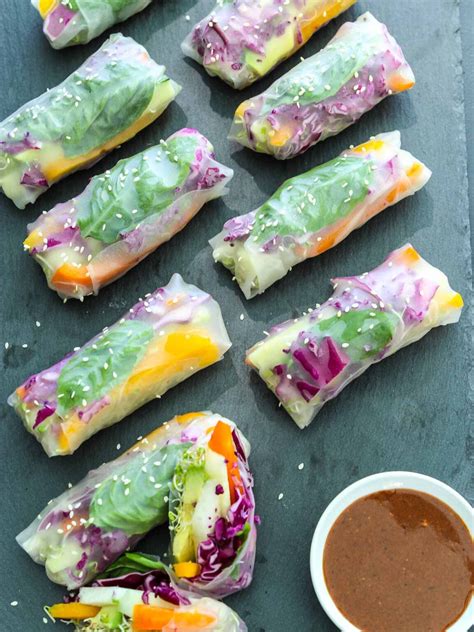 Vegetable Spring Rolls Recipe - Delicious Table